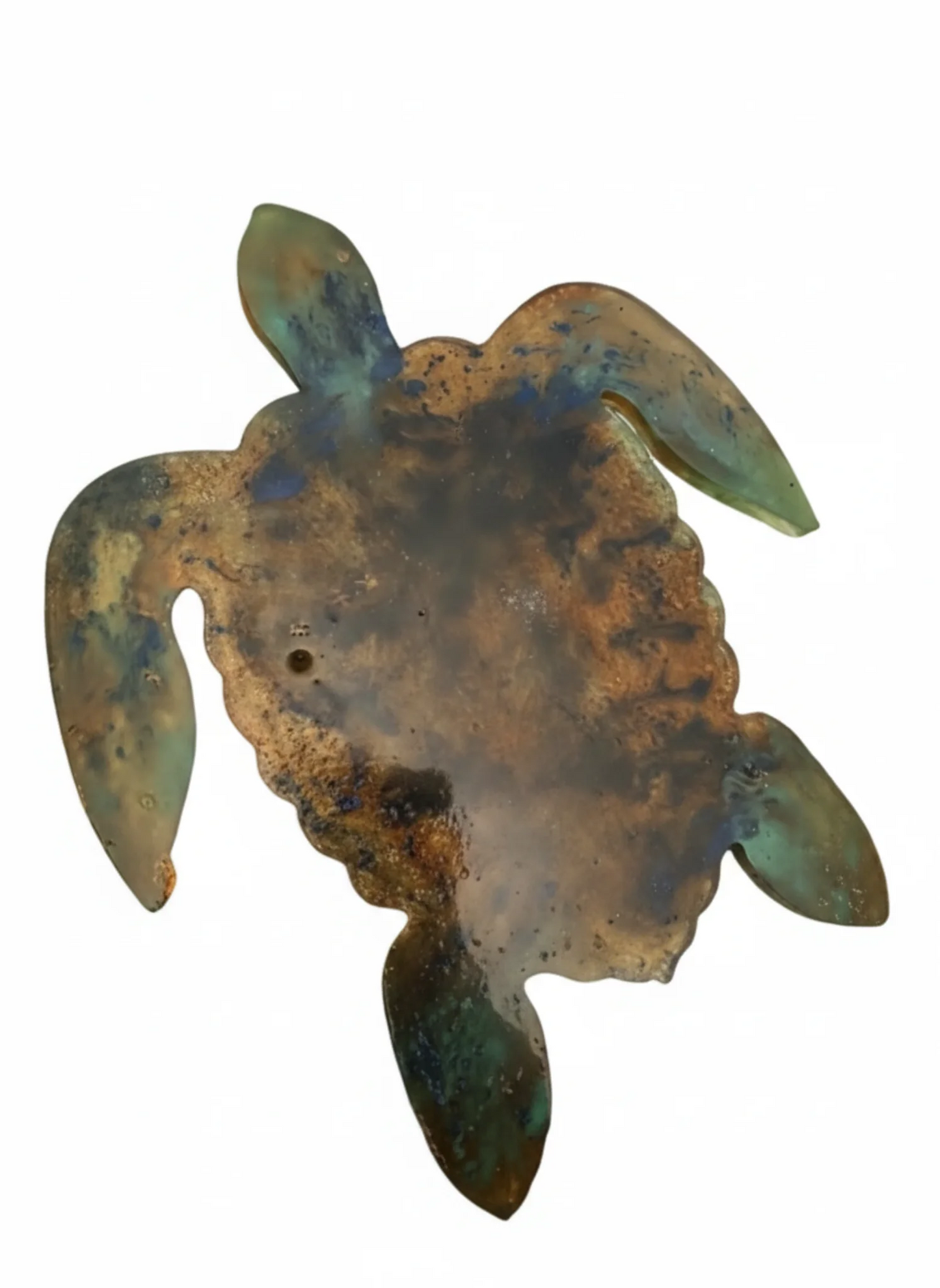 Handmade Resin Turtle Tray | Customizable Made-to-Order Decor
