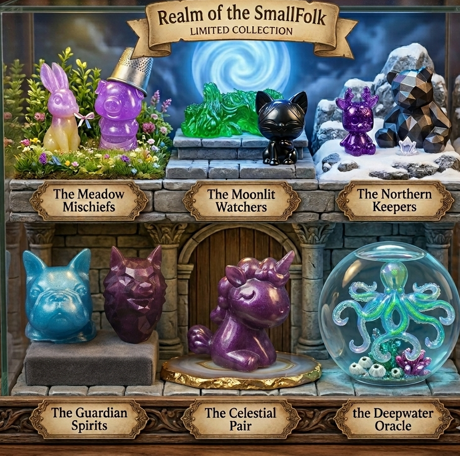 Smallfolk Mystery Blind Box – Series 1 (Collectible Resin Figurines)