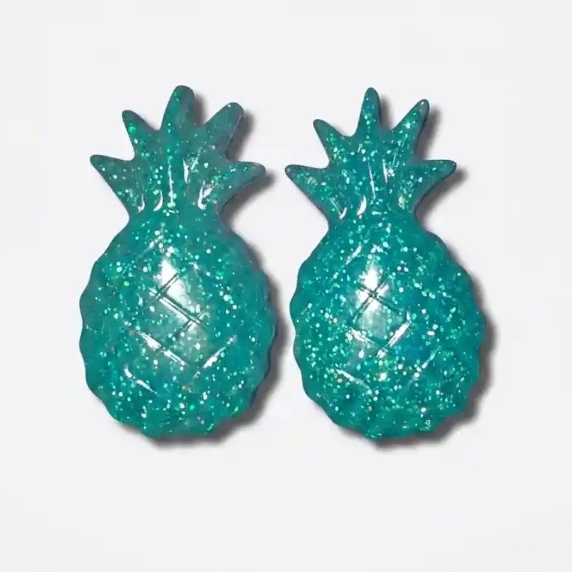 The Pineapple Pocket Buddies™ — Handcrafted BFF Resin Set (Made to Order)