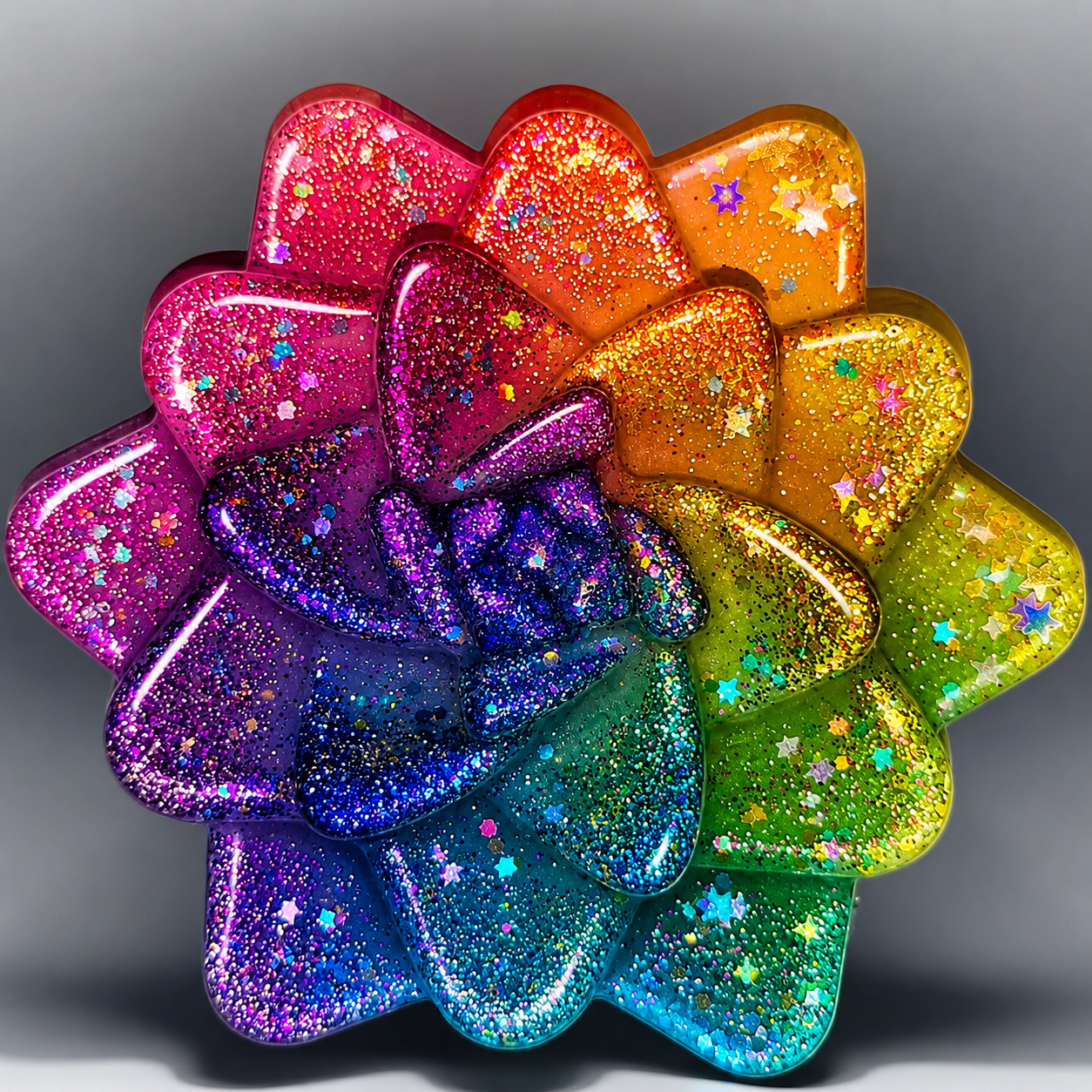 Custom Handmade 3D Resin Flower Set (Made to Order)