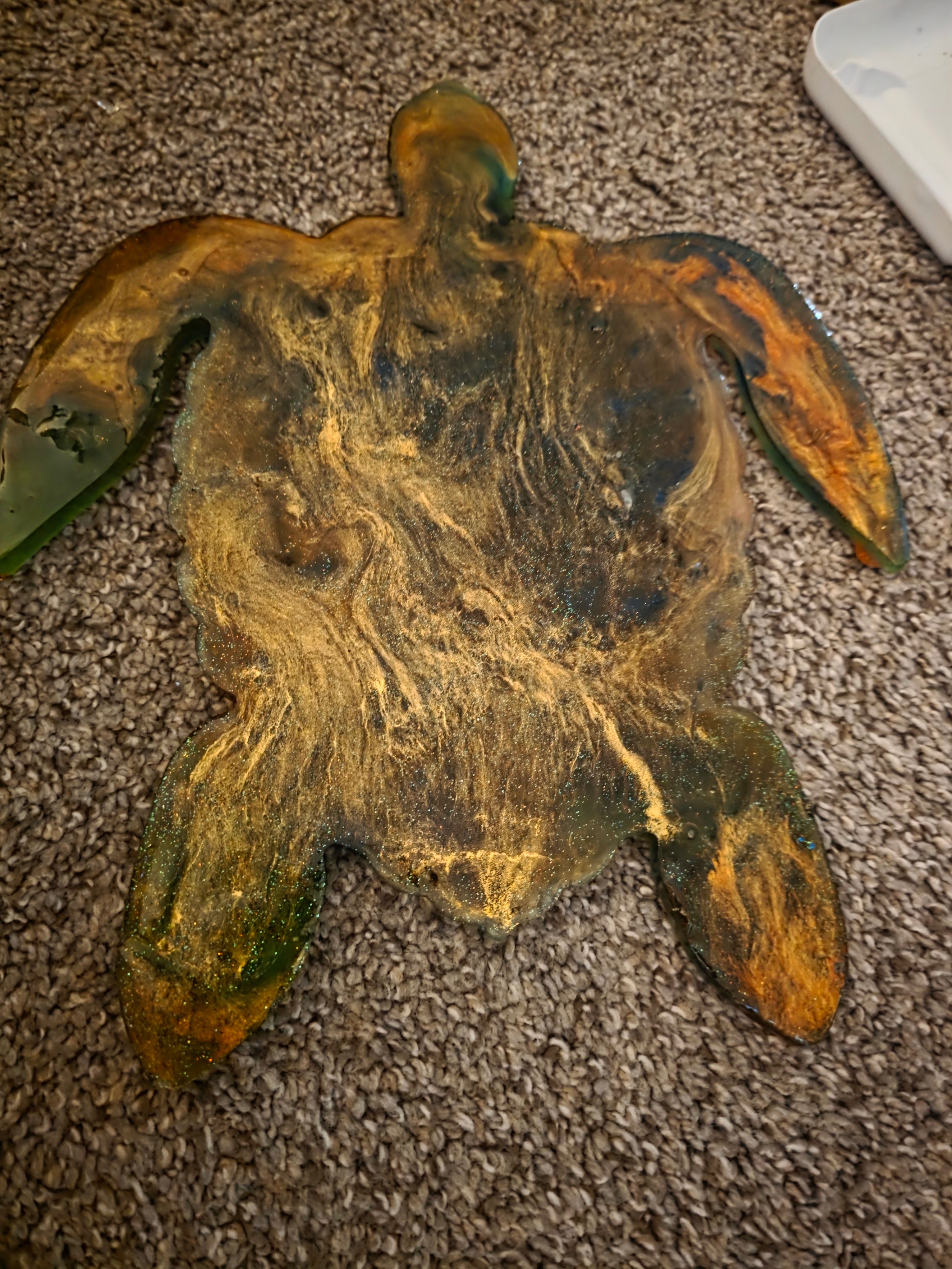 Custom Handmade Resin Turtle Tray (Made to Order)