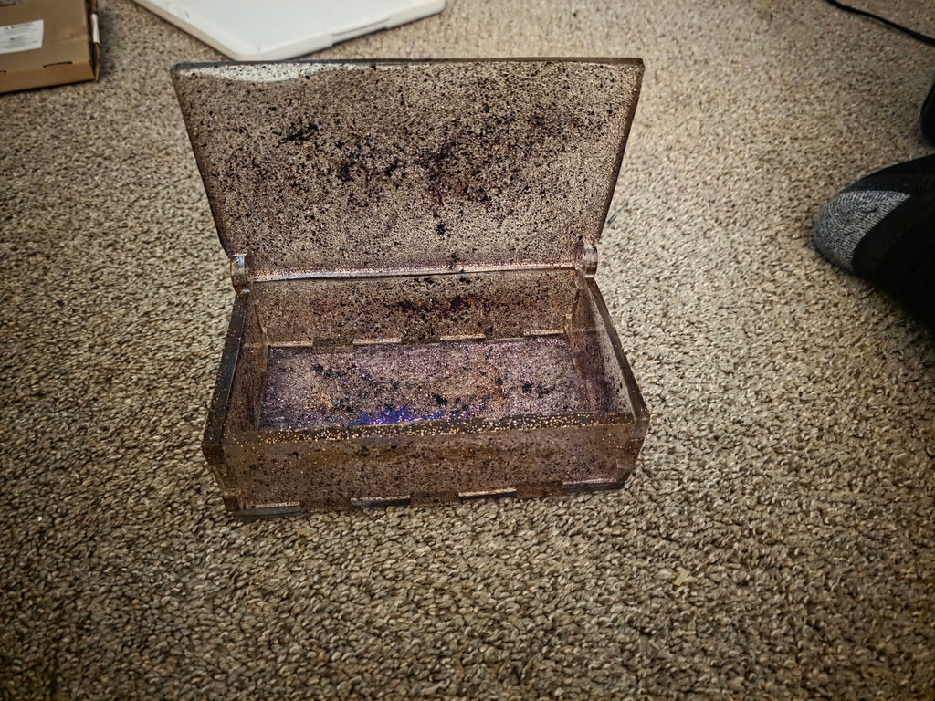Custom Handmade Resin Interlocking Puzzle Box (Made to Order)