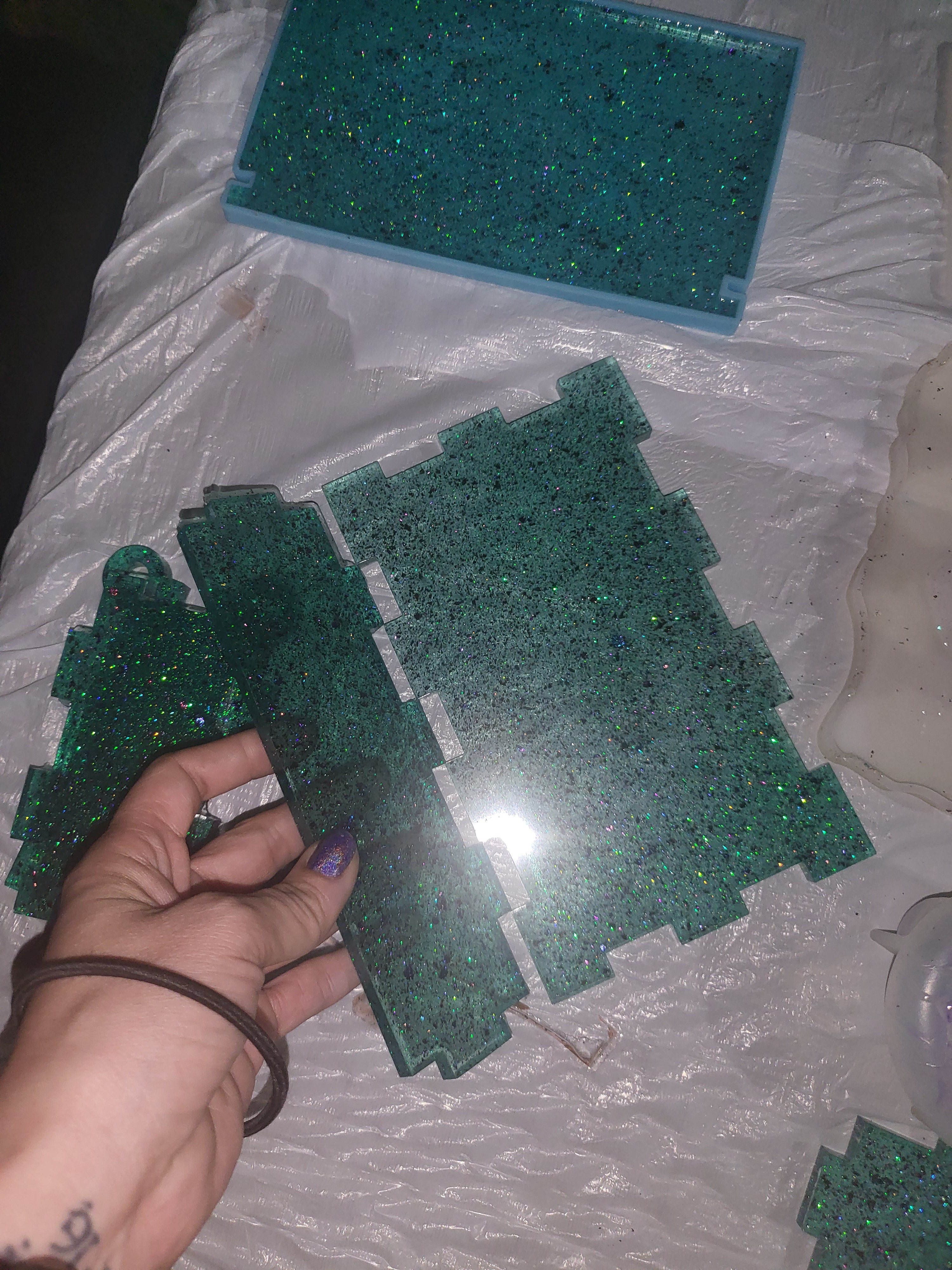 Custom Handmade Resin Interlocking Puzzle Box (Made to Order)