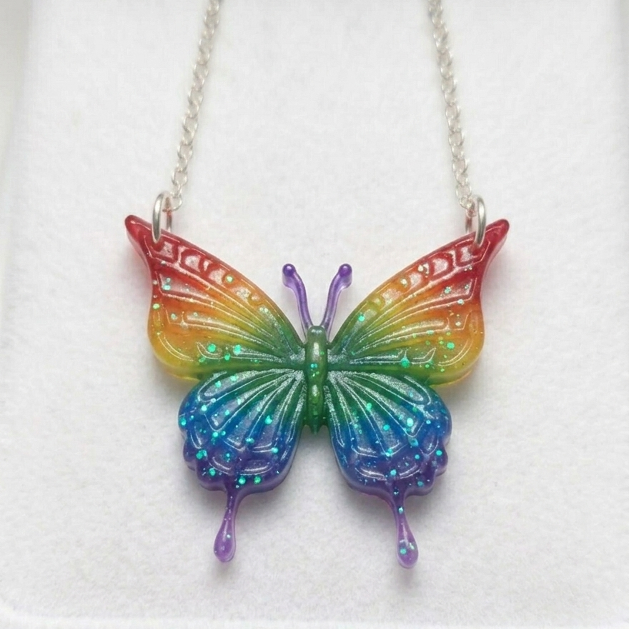 The Butterfly — Handcrafted Resin Jewelry & Accessories (Made to Order)