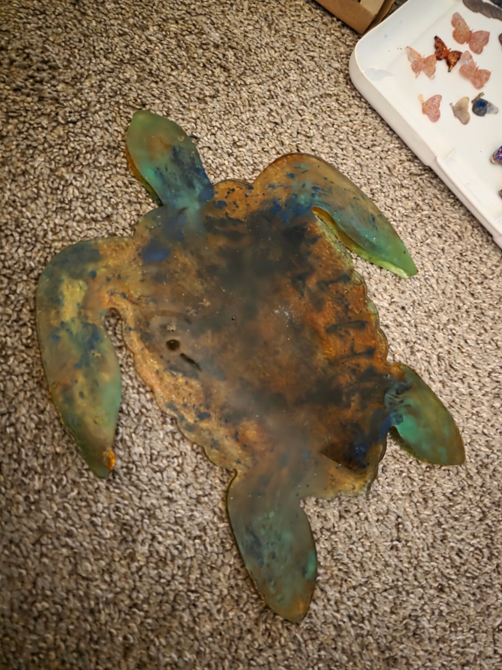 Custom Handmade Resin Turtle Tray (Made to Order)