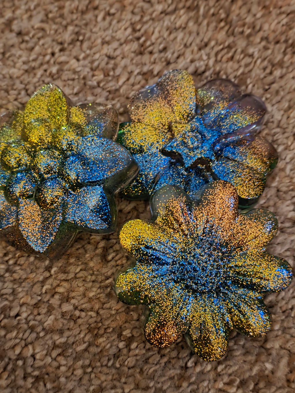 Custom Handmade 3D Resin Flower Set (Made to Order)