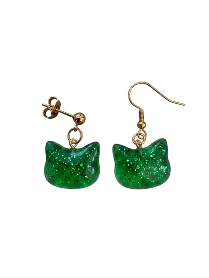 🐱 The Galaxy Cat — Handcrafted Resin Jewelry & Accessories (Made to Order)