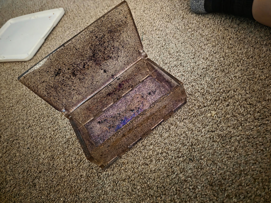 Custom Handmade Resin Interlocking Puzzle Box (Made to Order)