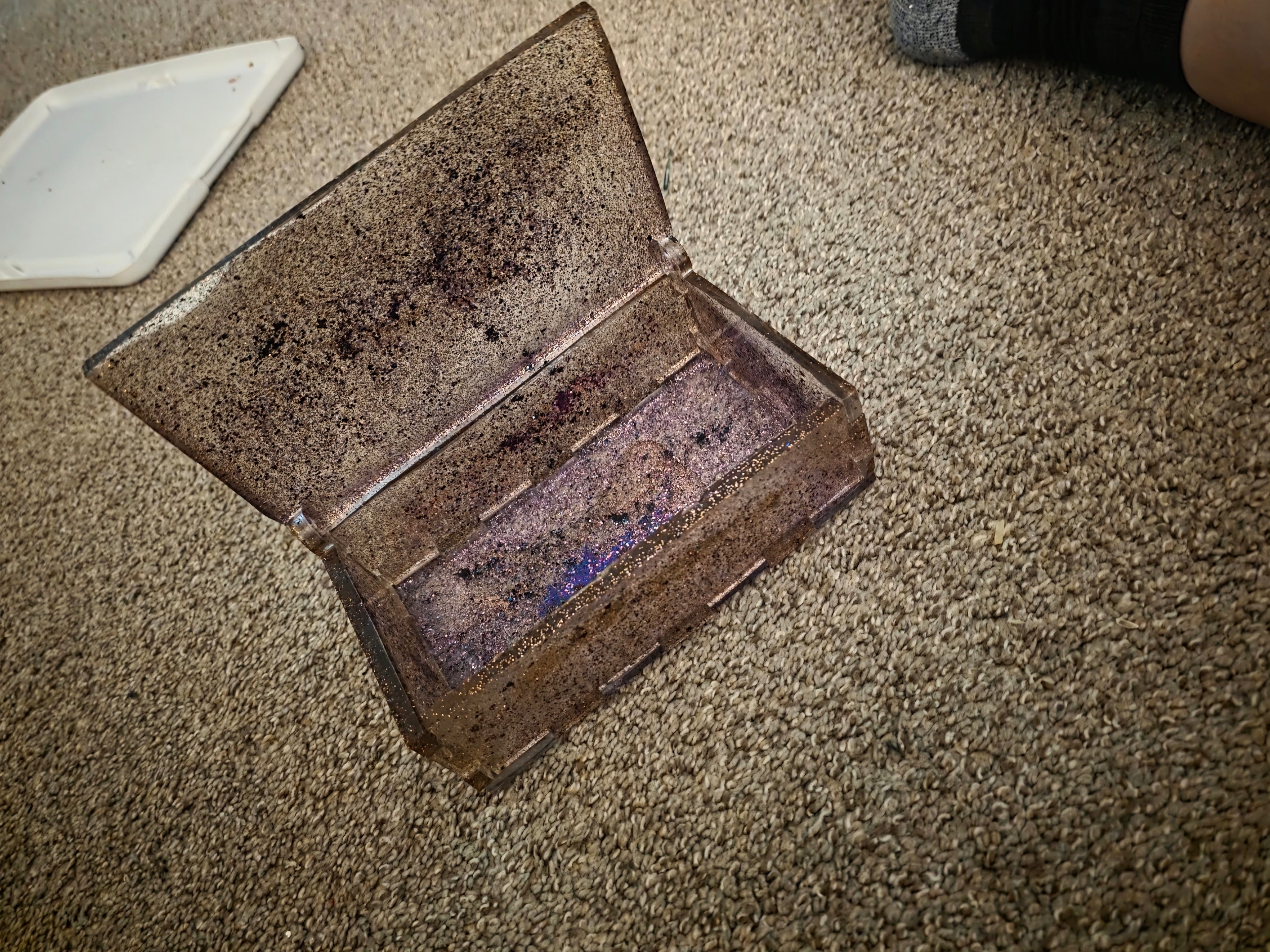 Custom Handmade Resin Interlocking Puzzle Box (Made to Order)