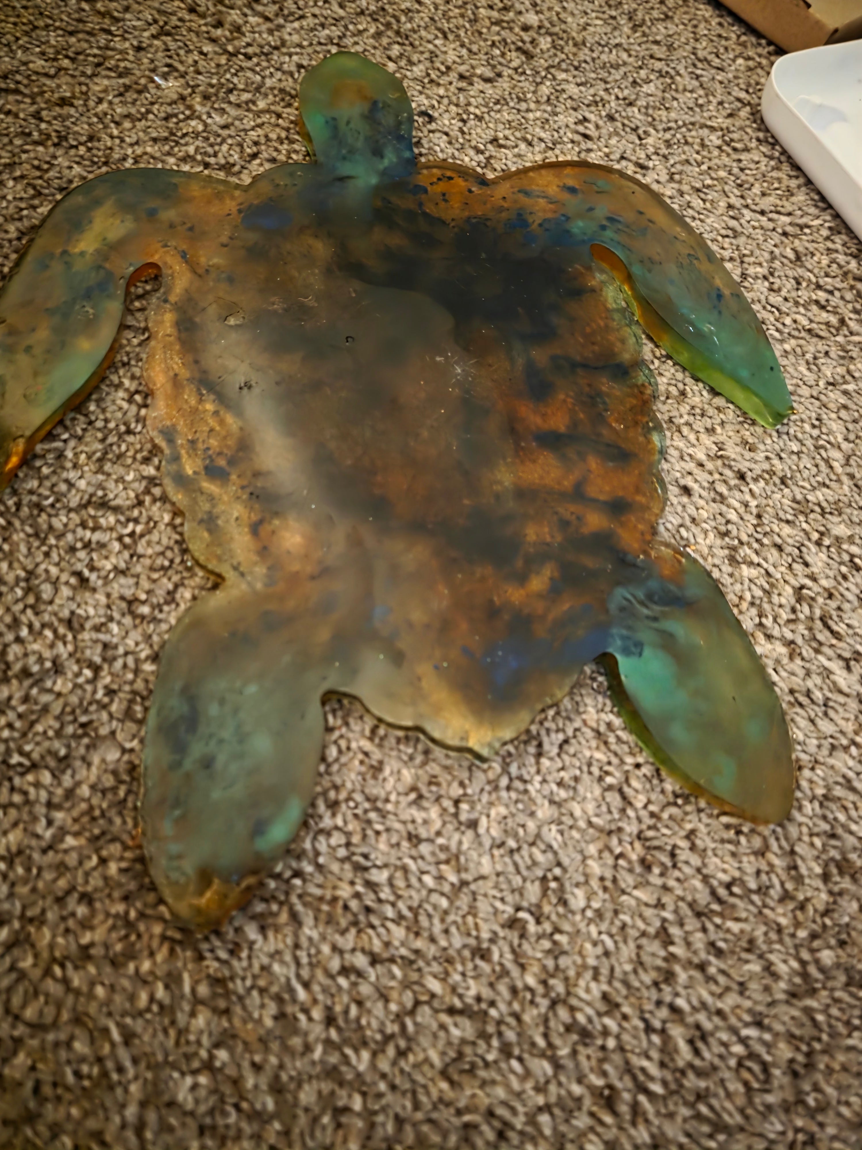 Custom Handmade Resin Turtle Tray (Made to Order)