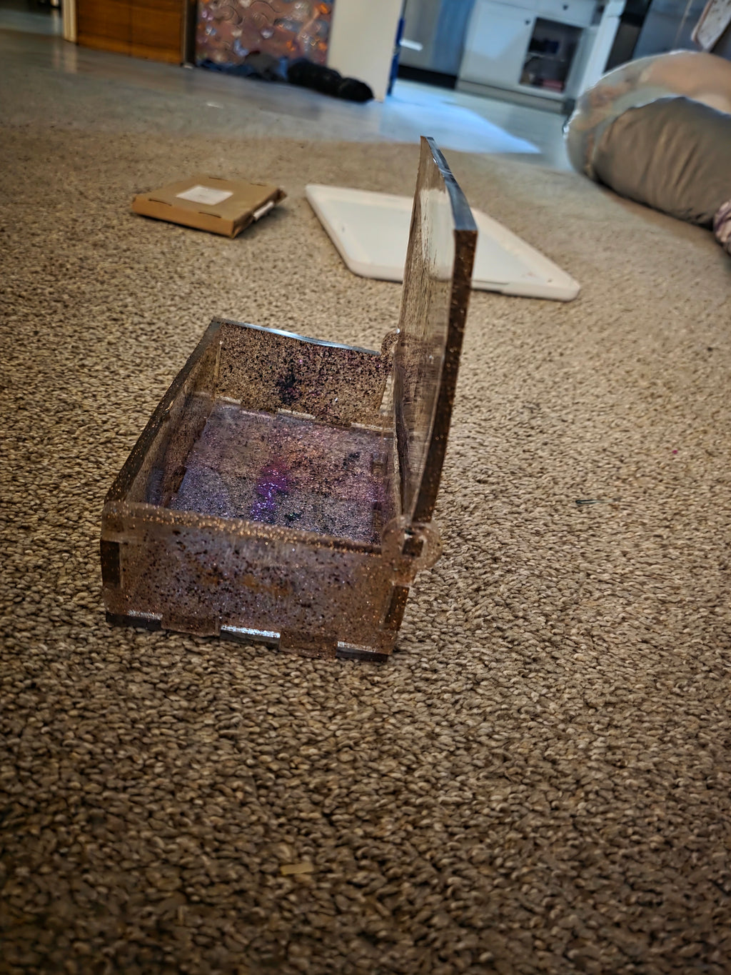 Custom Handmade Resin Interlocking Puzzle Box (Made to Order)