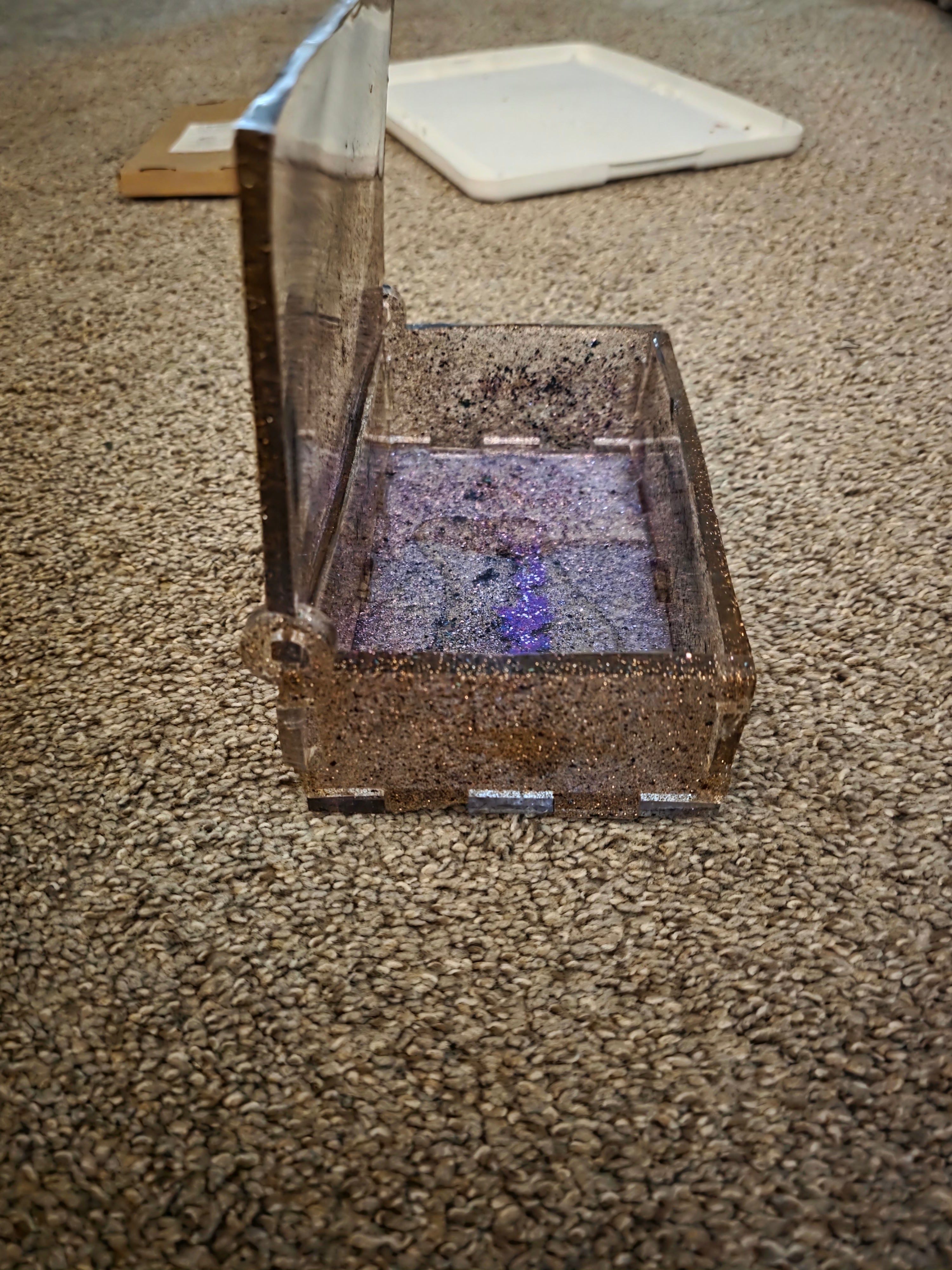 Custom Handmade Resin Interlocking Puzzle Box (Made to Order)