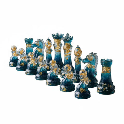 Handcrafted Resin Chess Set — Custom Board Game (Made to Order)